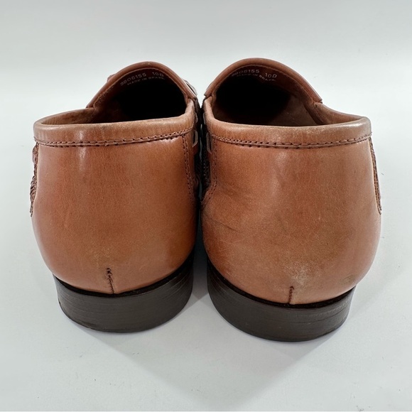 Sandler of Boston mens shoes size 10 tan leather kiltie tassel loafers main image 13